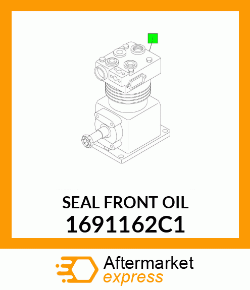 SEAL FRONT OIL 1691162C1