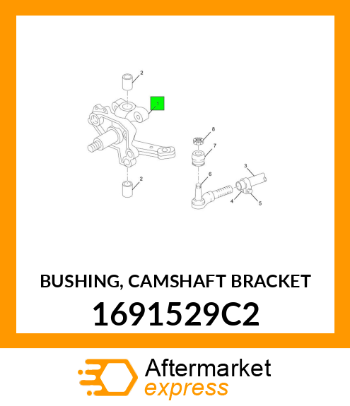 BUSHING, CAMSHAFT BRACKET 1691529C2