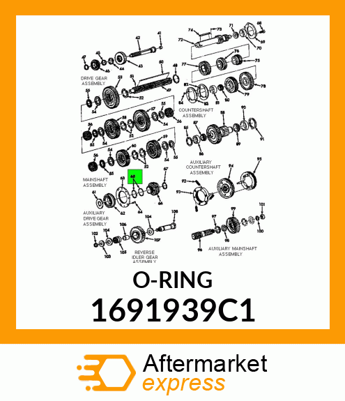 O-RING 1691939C1