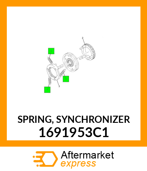 SPRING, SYNCHRONIZER 1691953C1