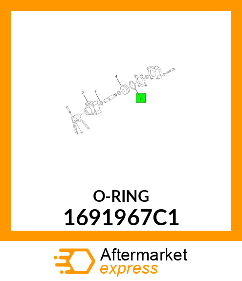 O-RING 1691967C1