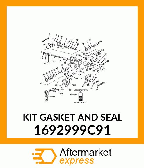 KIT GASKET AND SEAL 1692999C91