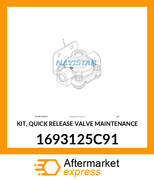 KIT, QUICK RELEASE VALVE MAINTENANCE 1693125C91