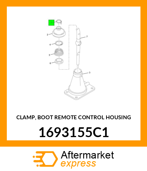 CLAMP, BOOT REMOTE CONTROL HOUSING 1693155C1