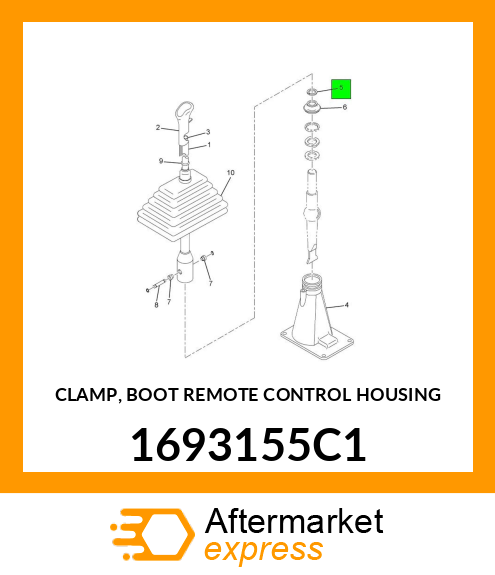 CLAMP, BOOT REMOTE CONTROL HOUSING 1693155C1