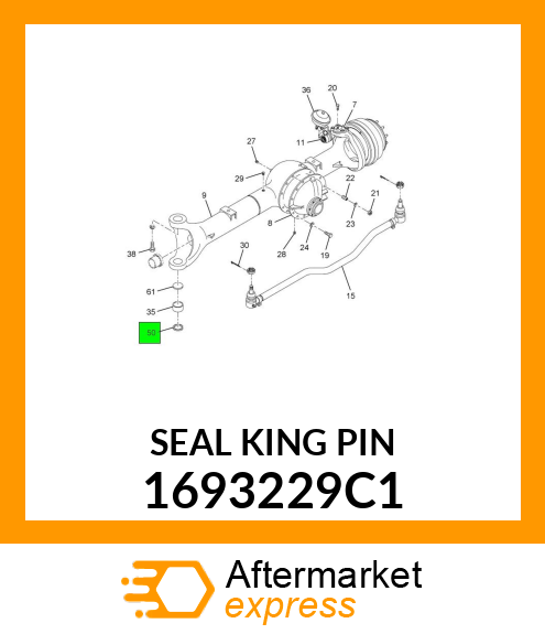 SEAL KING PIN 1693229C1