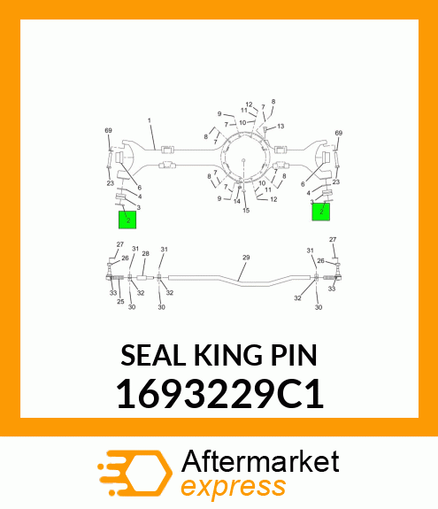 SEAL KING PIN 1693229C1