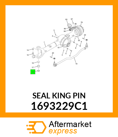 SEAL KING PIN 1693229C1