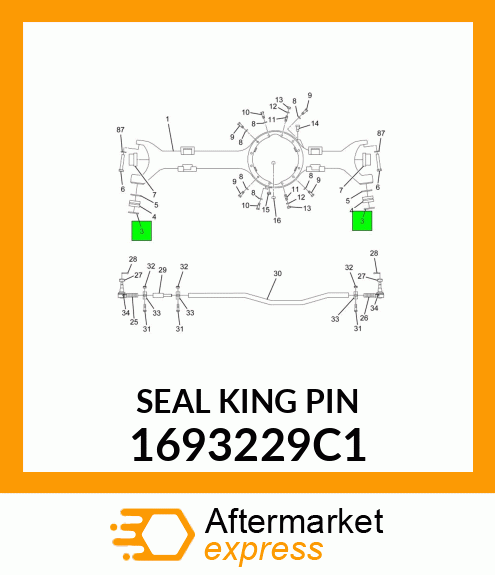 SEAL KING PIN 1693229C1