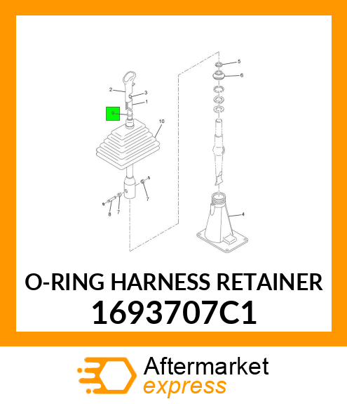 O-RING HARNESS RETAINER 1693707C1