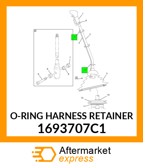 O-RING HARNESS RETAINER 1693707C1