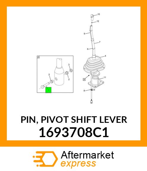 PIN, PIVOT SHIFT LEVER 1693708C1