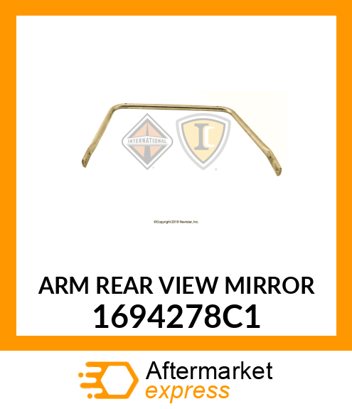 ARM REAR VIEW MIRROR 1694278C1