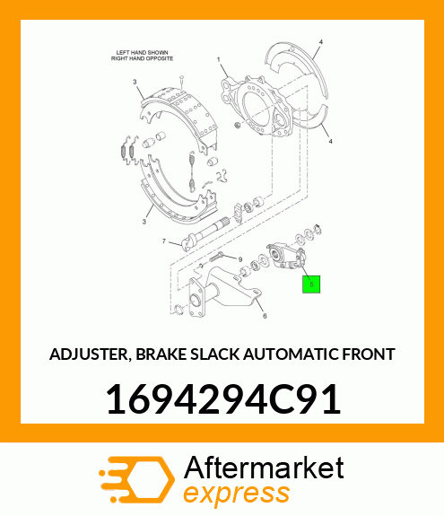 ADJUSTER, BRAKE SLACK AUTOMATIC FRONT 1694294C91