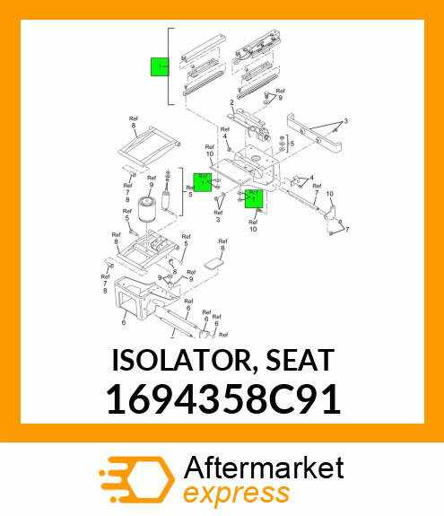 ISOLATOR, SEAT 1694358C91