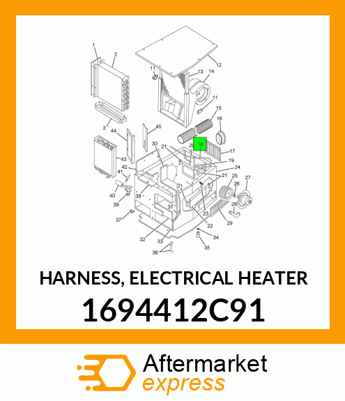 HARNESS, ELECTRICAL HEATER 1694412C91