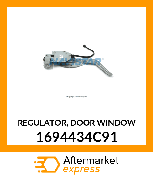 REGULATOR, DOOR WINDOW 1694434C91
