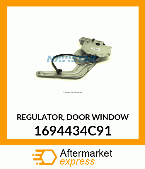 REGULATOR, DOOR WINDOW 1694434C91