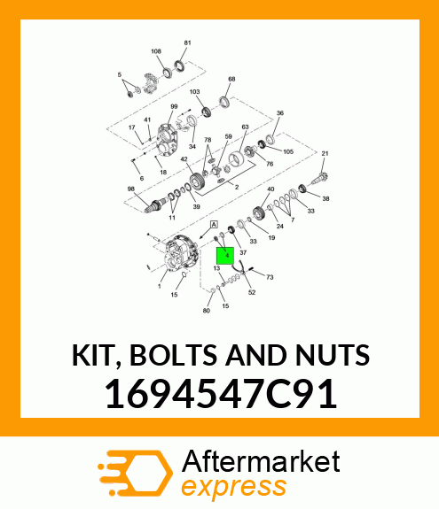 KIT, BOLTS AND NUTS 1694547C91