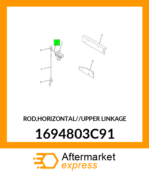 ROD,HORIZONTAL//UPPER LINKAGE 1694803C91