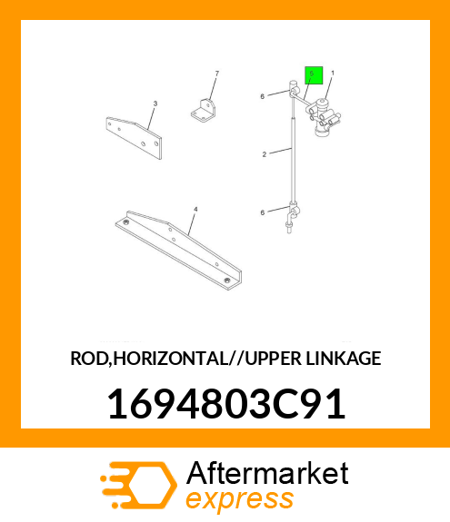 ROD,HORIZONTAL//UPPER LINKAGE 1694803C91