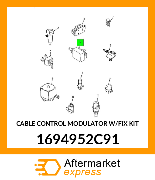 CABLE CONTROL MODULATOR W/FIX KIT 1694952C91