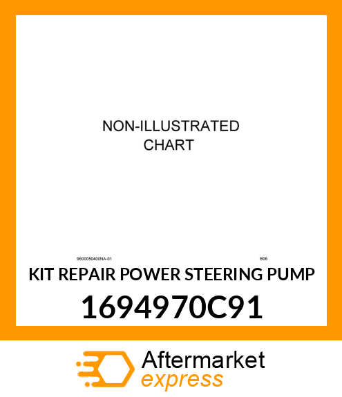 KIT REPAIR POWER STEERING PUMP 1694970C91