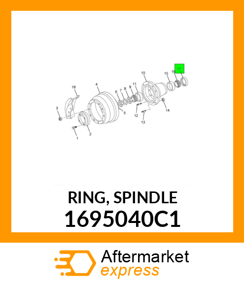 RING, SPINDLE 1695040C1