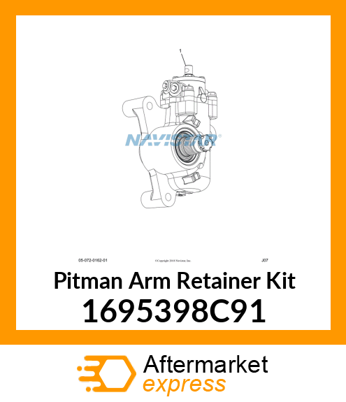 Pitman Arm Retainer Kit 1695398C91