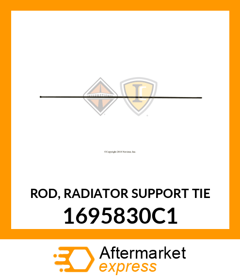ROD, RADIATOR SUPPORT TIE 1695830C1