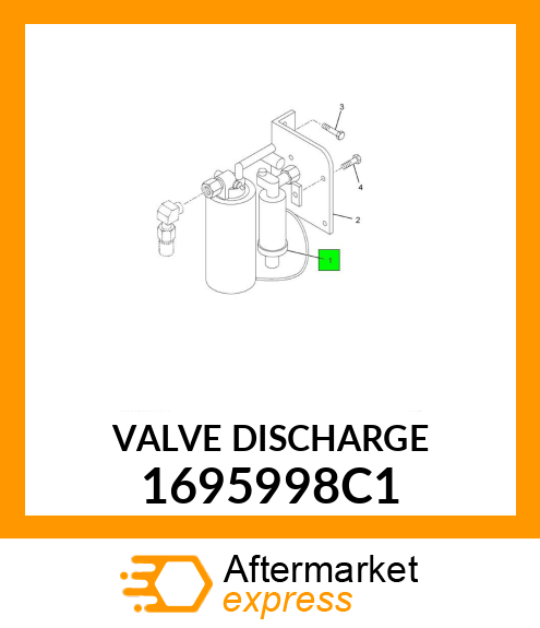 VALVE DISCHARGE 1695998C1