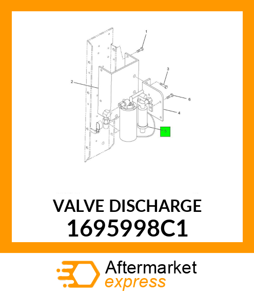 VALVE DISCHARGE 1695998C1