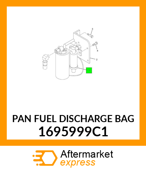 PAN FUEL DISCHARGE BAG 1695999C1