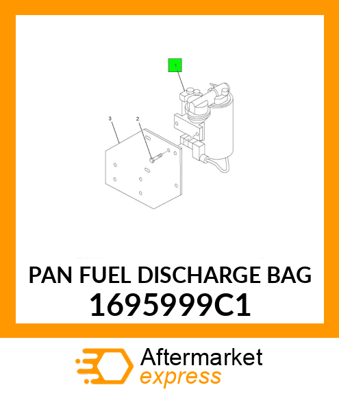 PAN FUEL DISCHARGE BAG 1695999C1