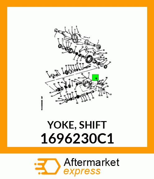 YOKE, SHIFT 1696230C1