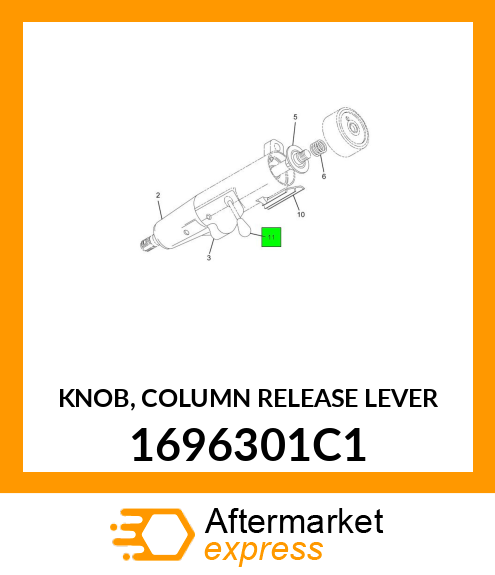 KNOB, COLUMN RELEASE LEVER 1696301C1