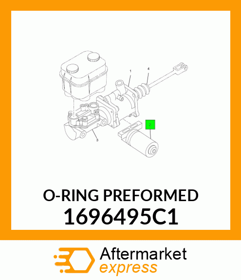 O-RING PREFORMED 1696495C1
