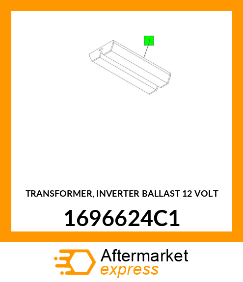 TRANSFORMER, INVERTER BALLAST 12 VOLT 1696624C1