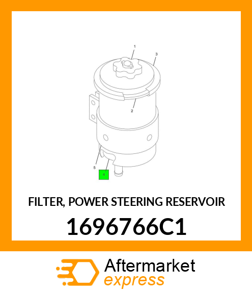 FILTER, POWER STEERING RESERVOIR 1696766C1
