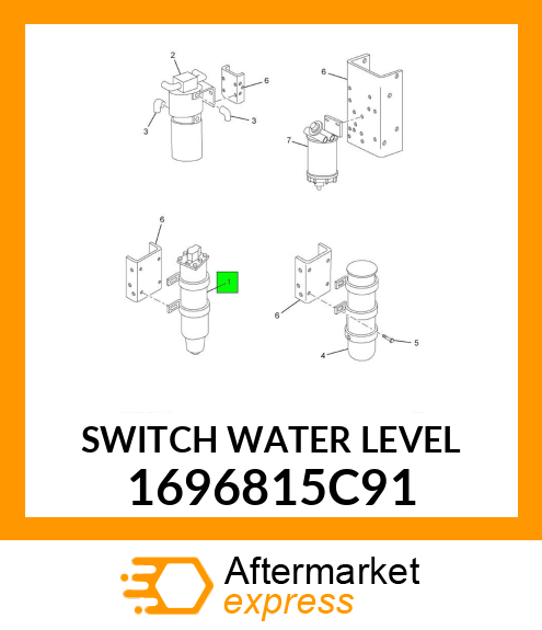 SWITCH WATER LEVEL 1696815C91