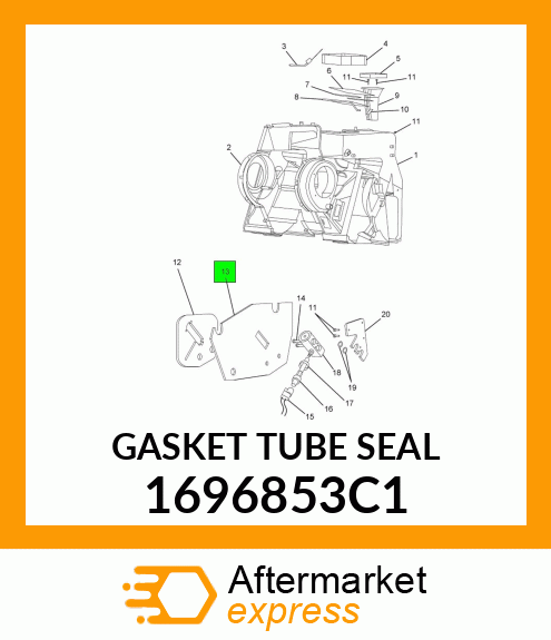 GASKET TUBE SEAL 1696853C1