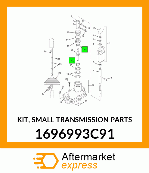 KIT, SMALL TRANSMISSION PARTS 1696993C91