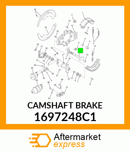 CAMSHAFT BRAKE 1697248C1