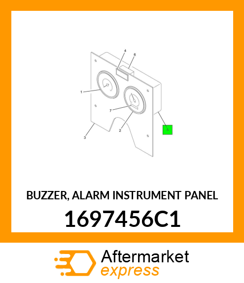 BUZZER, ALARM INSTRUMENT PANEL 1697456C1