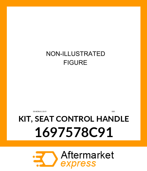 KIT, SEAT CONTROL HANDLE 1697578C91