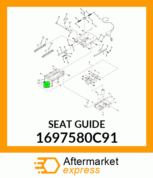 SEAT GUIDE 1697580C91