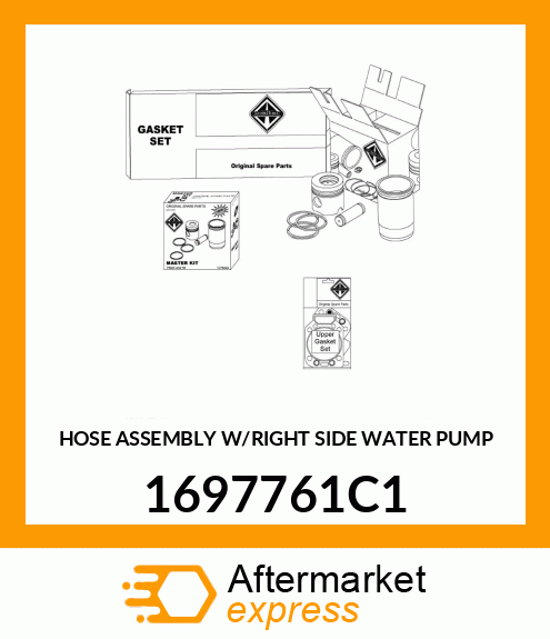 HOSE ASSEMBLY W/RIGHT SIDE WATER PUMP 1697761C1