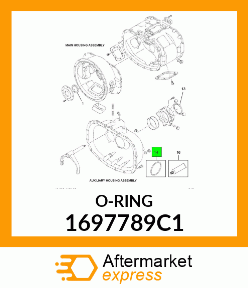 O-RING 1697789C1