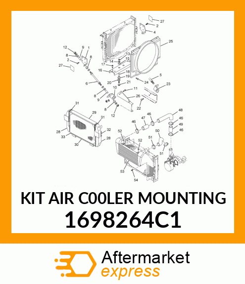 KIT AIR C00LER MOUNTING 1698264C1