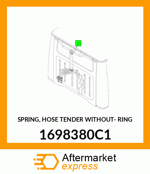 SPRING, HOSE TENDER WITHOUT- RING 1698380C1